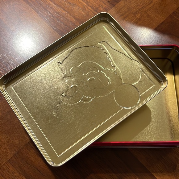 VINTAGE (2001 EDITION) MILKY WAY JOLLY SANTA RECTANGLE METAL CANISTER - EMPTY - Picture 6 of 11